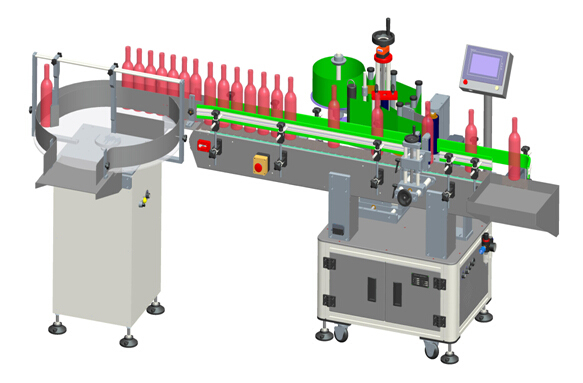 Automatyczne pionowe przezroczyste etykiety z czerwonym winem Szczegóły maszyny do etykietowania