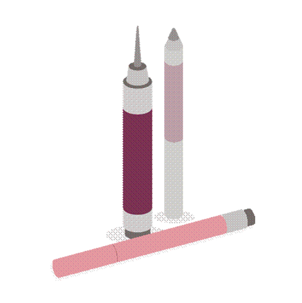 Etykiety kosmetyczne na ołówki i długopisy